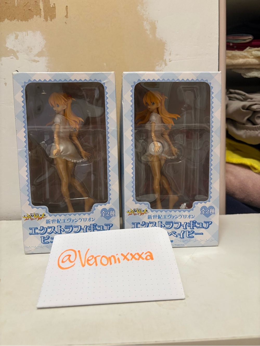 Anime Collectible Figure - Blonde Female Character in White Dress